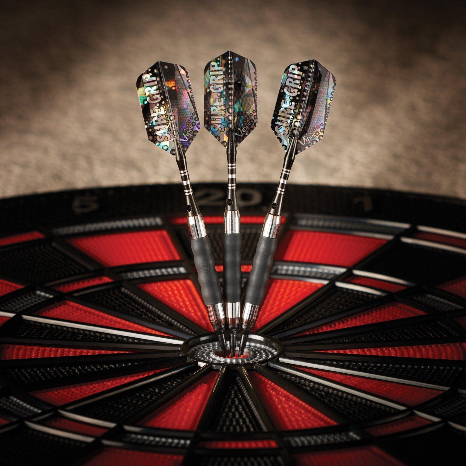 [REFURBISHED] Viper Sure Grip Darts Black Soft Tip Darts Refurbished Refurbished GLD Products 