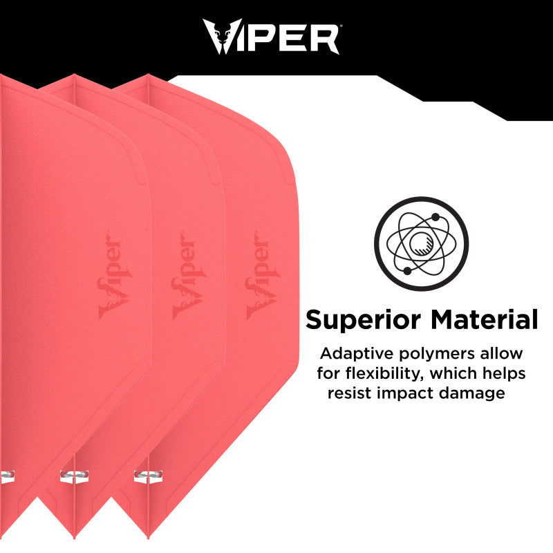 Viper Cool Molded Dart Flights Standard Red