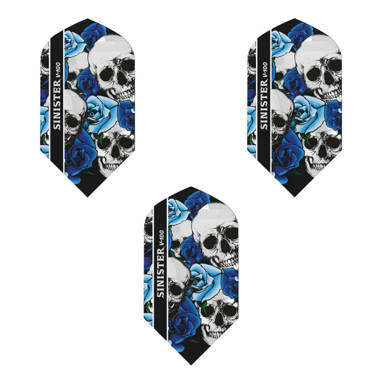 Viper Sinister Dart Flights V-100 Series Slim Blue