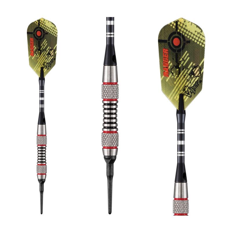 Viper Ranger Darts 80% Tungsten Soft Tip Darts Red Rings Soft-Tip Darts Viper 