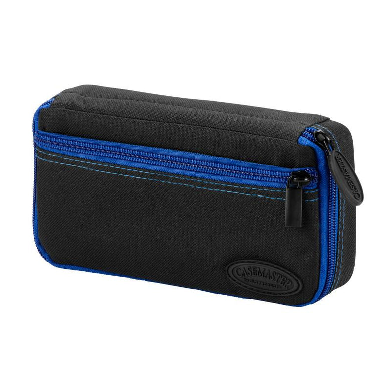 Casemaster Plazma Dart Case Black with Sapphire Zipper Dart Cases Casemaster 