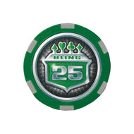 [REFURBISHED] Fat Cat Bling 13.5 Grams 500Ct Poker Chip Set Refurbished Refurbished GLD Products 