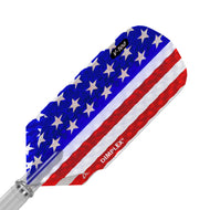 Viper Dimplex Dart Flights Slim American Flag Metallic Vertical