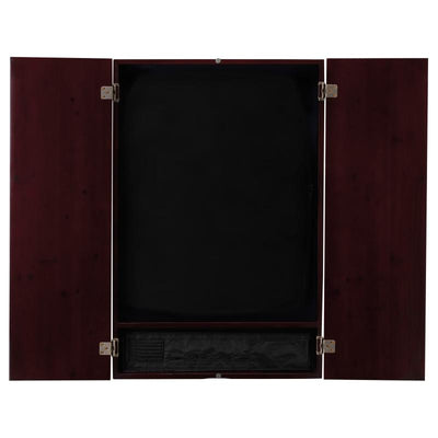 Viper Metropolitan Mahogany Soft Tip Dartboard Cabinet, 797 Electronic Dartboard, and Dart Laser Line Darts Viper 