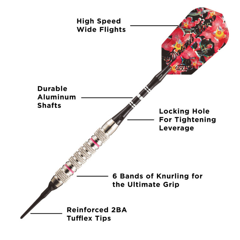 Viper Desert Rose Soft Tip Darts 16 Grams