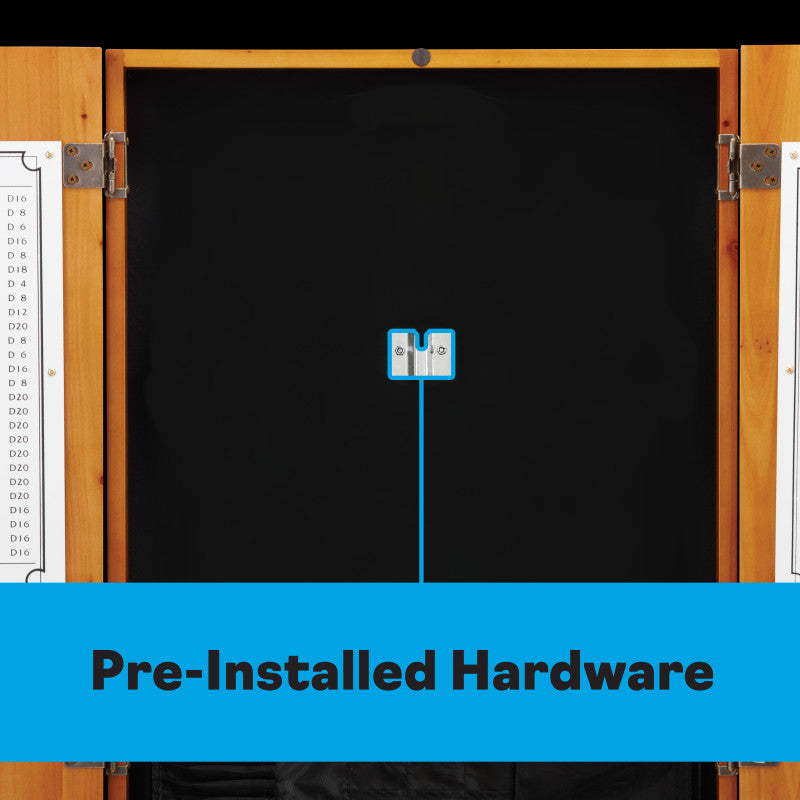 Viper Metropolitan Oak Steel Tip Dartboard Cabinet