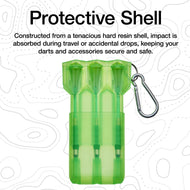 [REFURBISHED] Casemaster Nomad Adjustable Dart Case Neon Green Refurbished Refurbished GLD Products 