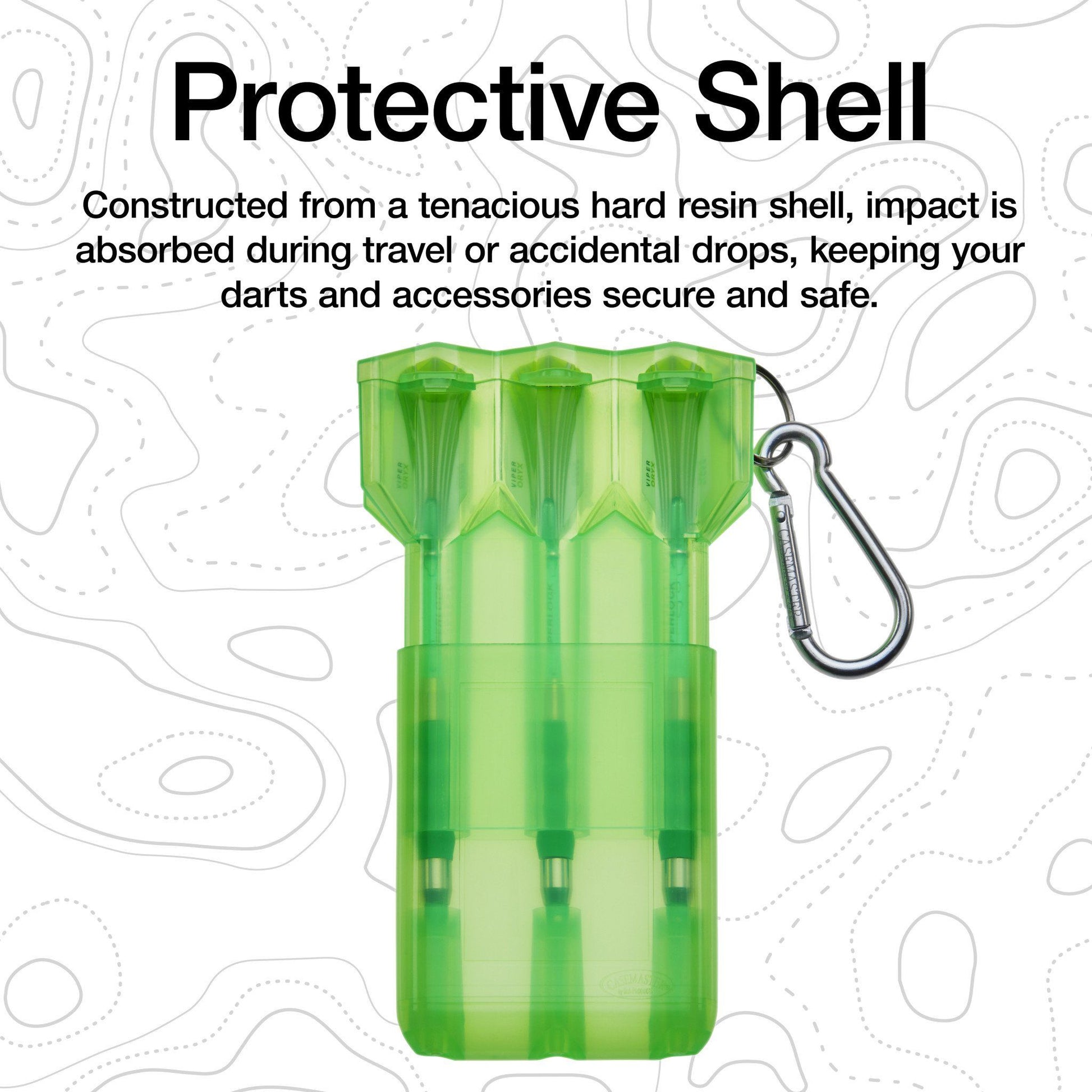 [REFURBISHED] Casemaster Nomad Adjustable Dart Case Neon Green Refurbished Refurbished GLD Products 