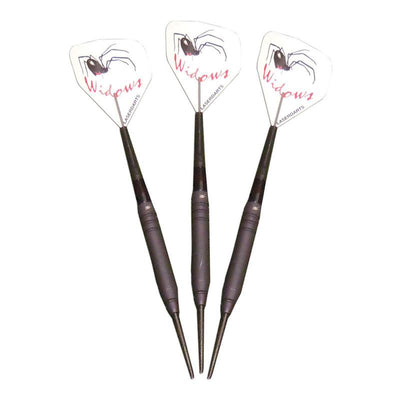 Laserdarts Black Widows Fixed Point Smooth Steel Tip Steel-Tip Darts Laserdarts 