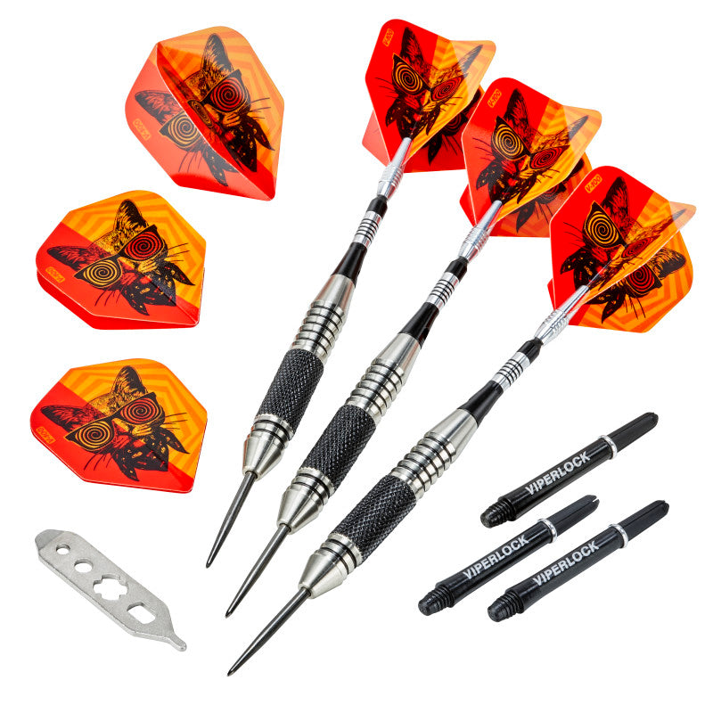 Viper The Freak Steel Tip Darts Knurled and Grooved Barrel 22 Grams