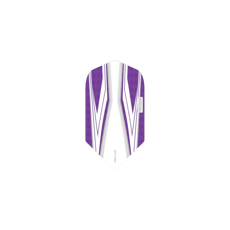 Pentathlon TDP-LUX Slim Purple/White Flights Dart Flights Viper 