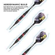 [REFURBISHED] Viper Black Ice Red Soft Tip Darts Refurbished Refurbished GLD Products 