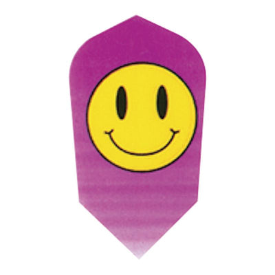 V-75 Poly Royal Hard Flights Slim Smiley Face Dart Flights Viper 