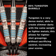 [REFURBISHED] Viper Astro Darts 80% Tungsten Soft Tip Darts Blue Rings 16 Grams Refurbished Refurbished GLD Products 