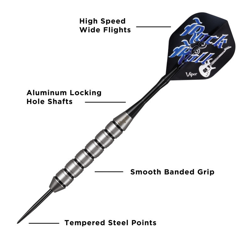 Viper Underground Steel Tip Darts Rock & Roll 23 Grams