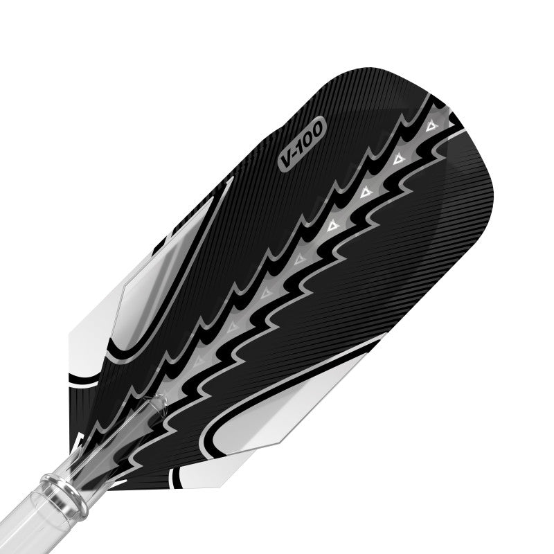 Viper Black Flux Dart Flights Slim Black/Silver