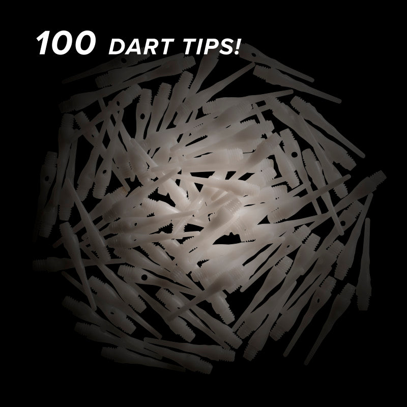 Viper Tufflex Tips III 2BA White 100Ct Soft Dart Tips