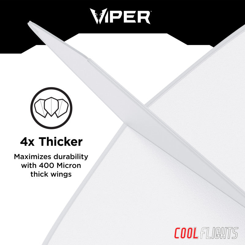 Viper Cool Molded Dart Flights Standard Clear