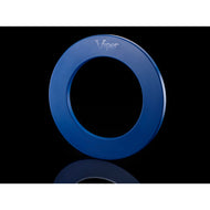 Blue circular dartboard surround ring with Viper brand logo on top, photographed against black background