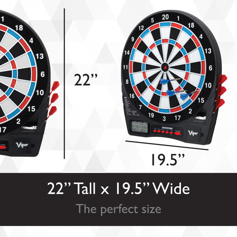 Viper Showdown Electronic Dartboard, 15.5" Regulation Target