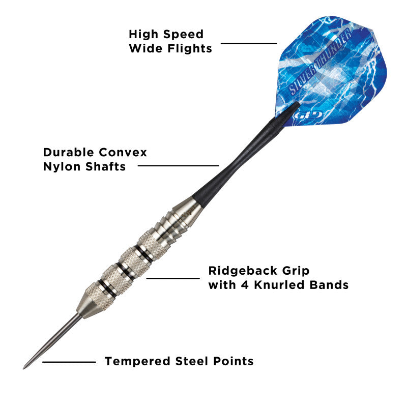 Viper Silver Thunder Steel Tip Darts 22 Grams