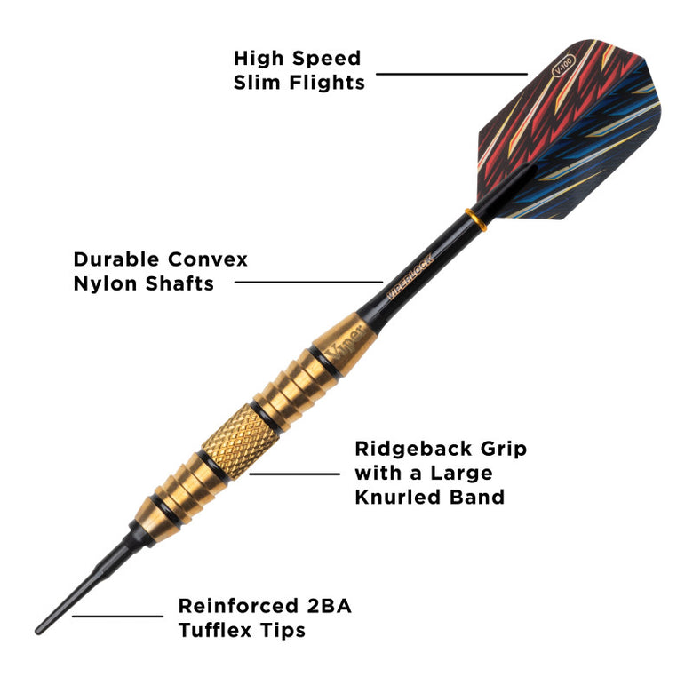 Viper Elite Brass Soft Tip Darts 18 Grams