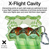 [REFURBISHED] Casemaster Nomad Adjustable Dart Case Neon Green Refurbished Refurbished GLD Products 