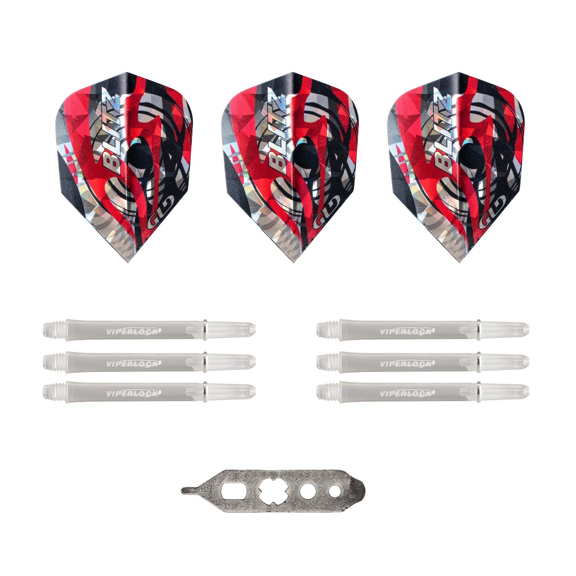 DARTSLIVE BLITZERセット OPEN BOX] Viper Blitz Darts 95% Tungsten Steel Tip Darts 22 Grams