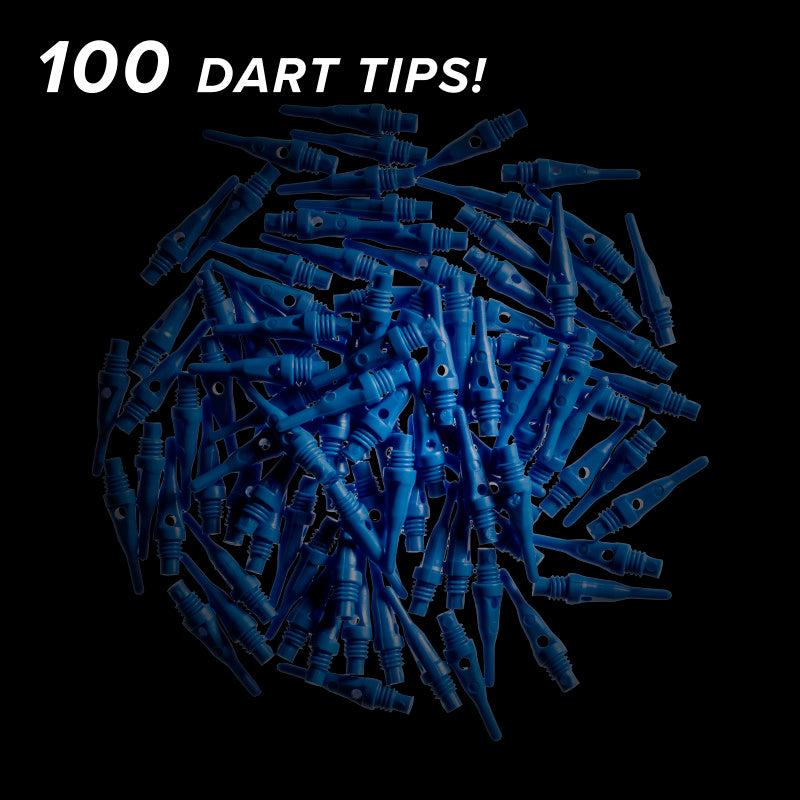 Viper Tufflex Tips SS 2BA Blue 100Ct Soft Dart Tips