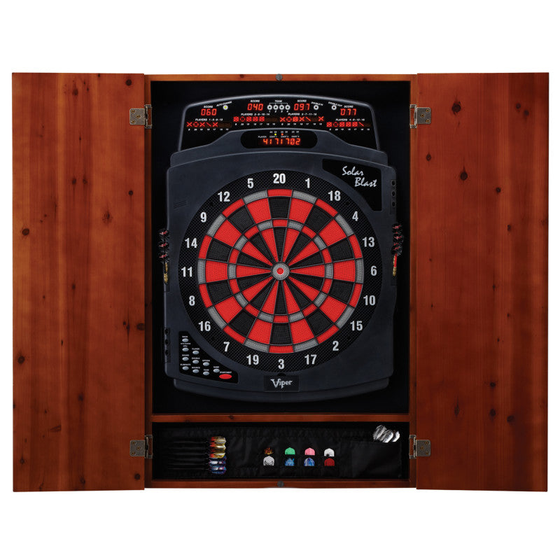 Viper Metropolitan Cinnamon Soft Tip Dartboard Cabinet