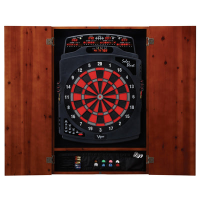 Viper Metropolitan Cinnamon Soft Tip Dartboard Cabinet