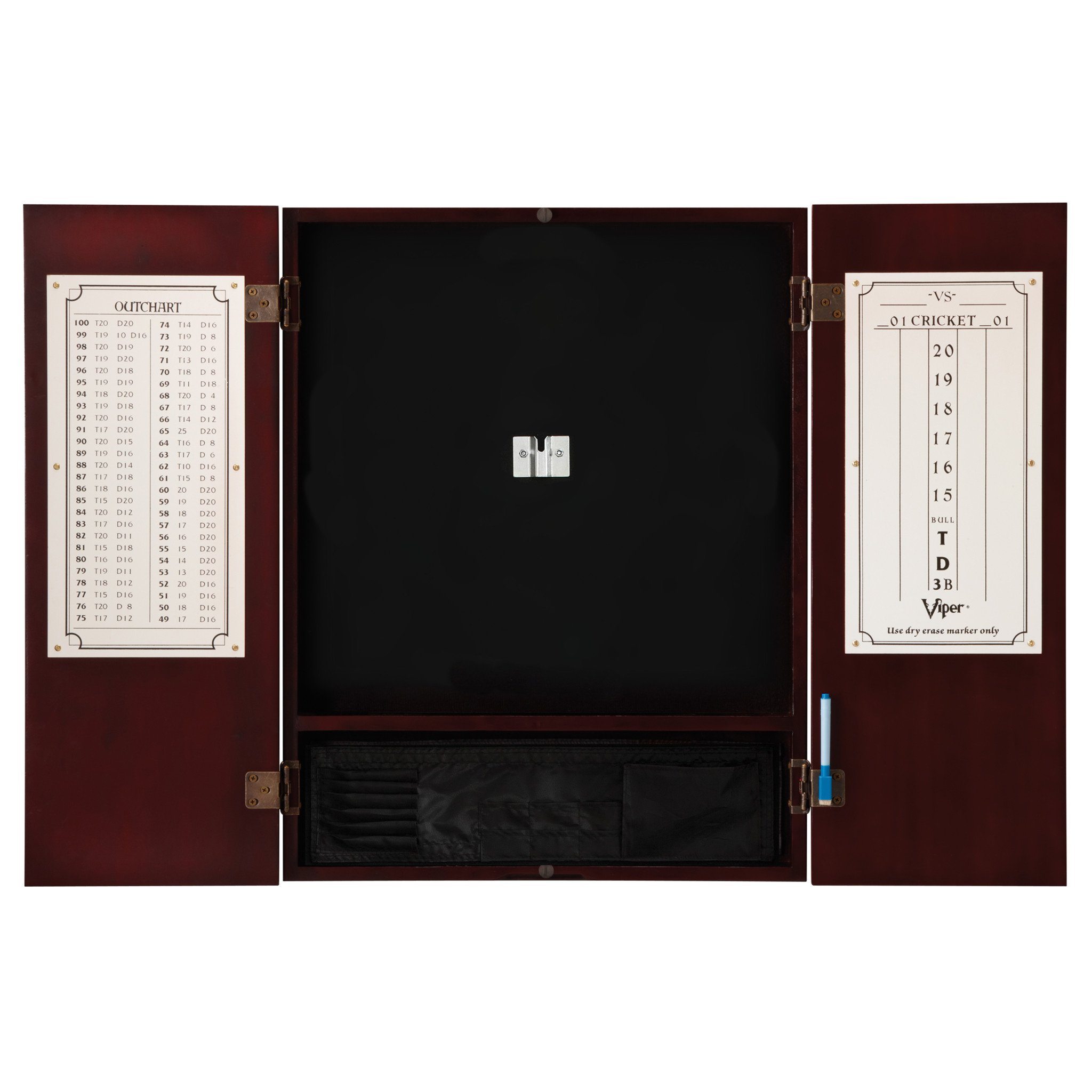 [REFURBISHED] Viper Metropolitan Mahogany Steel Tip Dartboard Cabinet Refurbished Refurbished GLD Products 