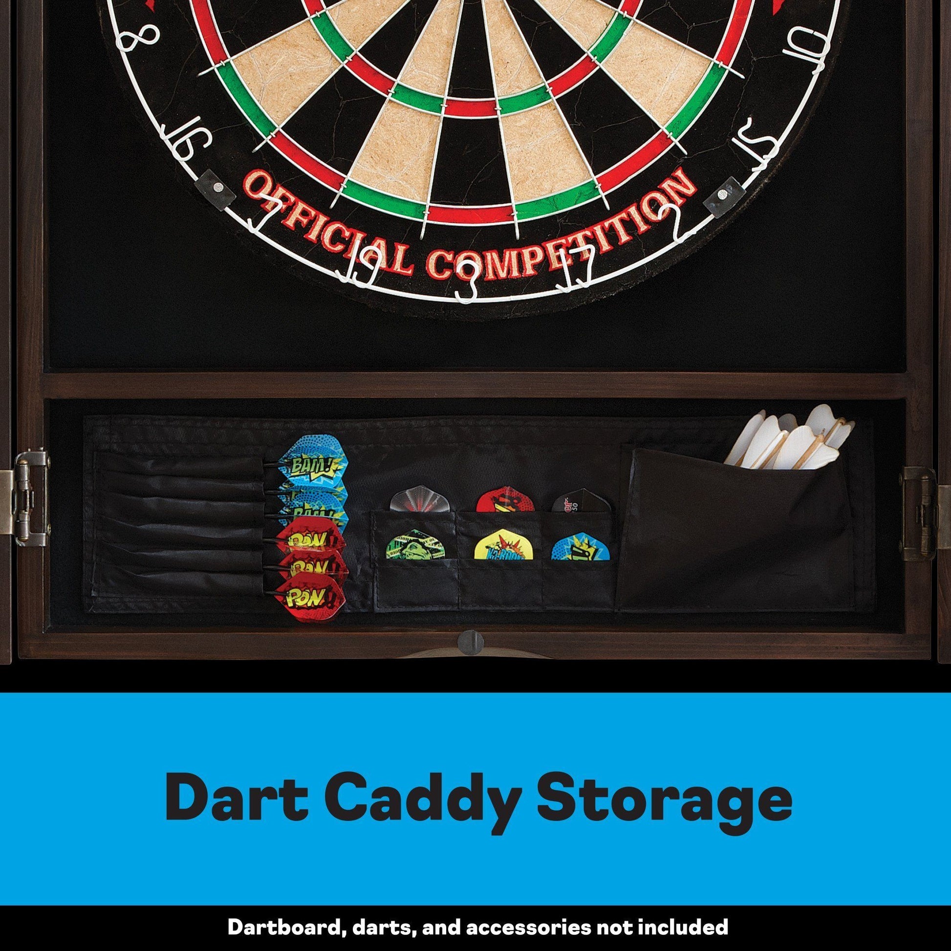 [REFURBISHED] Viper Metropolitan Espresso Steel Tip Dartboard Cabinet Refurbished Refurbished GLD Products 