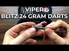 Load and play video in Gallery viewer, Viper Blitz Darts 95% Tungsten Steel Tip Darts 24 Grams
