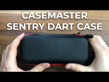 Load and play video in Gallery viewer, Casemaster Sentry Dart Case with Red Zipper
