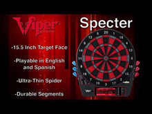 Load and play video in Gallery viewer, Viper Specter Electronic Dartboard, 15.5&quot; Regulation Target
