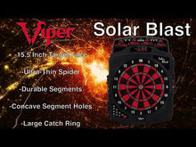 Load and play video in Gallery viewer, Viper Solar Blast Electronic Dartboard, 15.5&quot; Regulation Target
