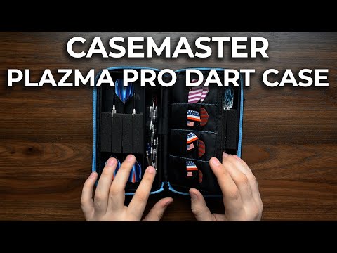 Casemaster Plazma Pro, 6 dartkoffer voor dartpijlen met zachte en Casemaster Plazma Pro, 6 dartkoffer voor dartpijlen met zachte en