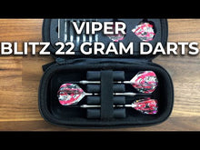 Load and play video in Gallery viewer, Viper Blitz Darts 95% Tungsten Steel Tip Darts 22 Grams
