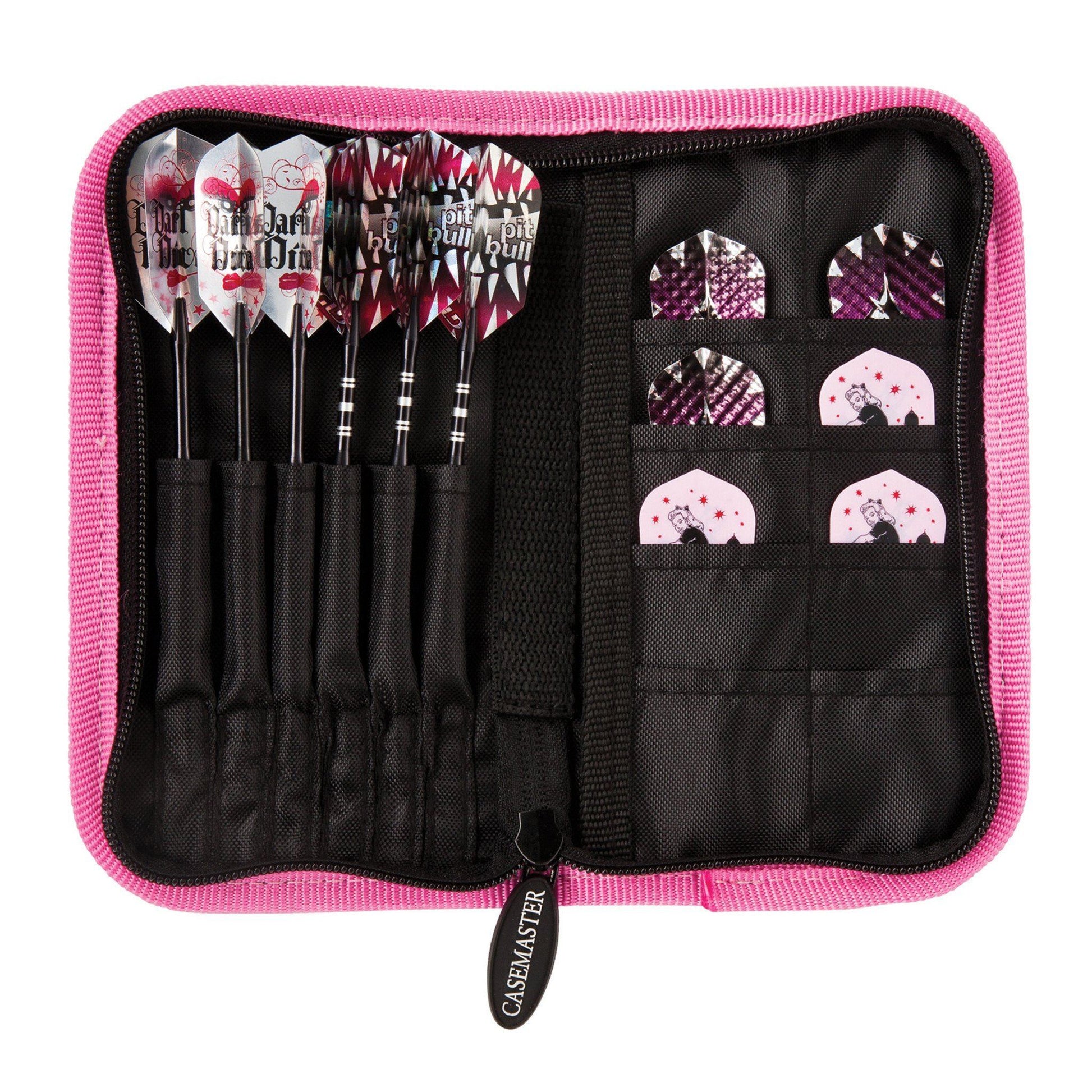 [REFURBISHED] Casemaster Deluxe Pink Nylon Dart Case Refurbished GLD Products