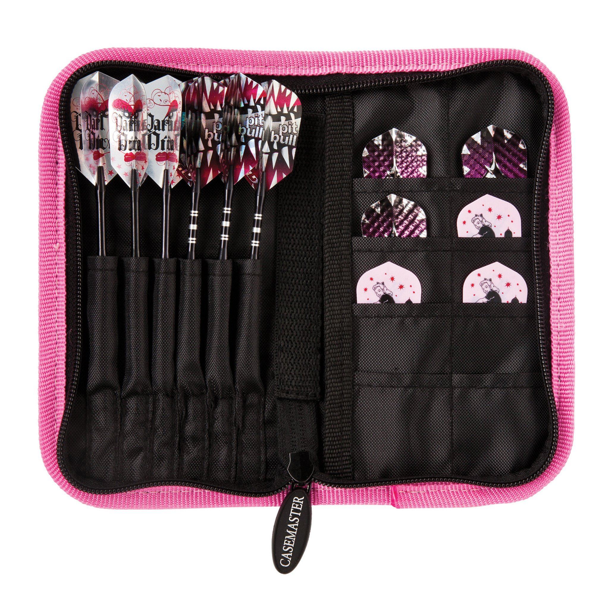 [REFURBISHED] Casemaster Deluxe Pink Nylon Dart Case Refurbished GLD Products