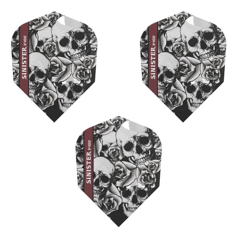 Viper Sinister Dart Flights V-100 Series Standard Black