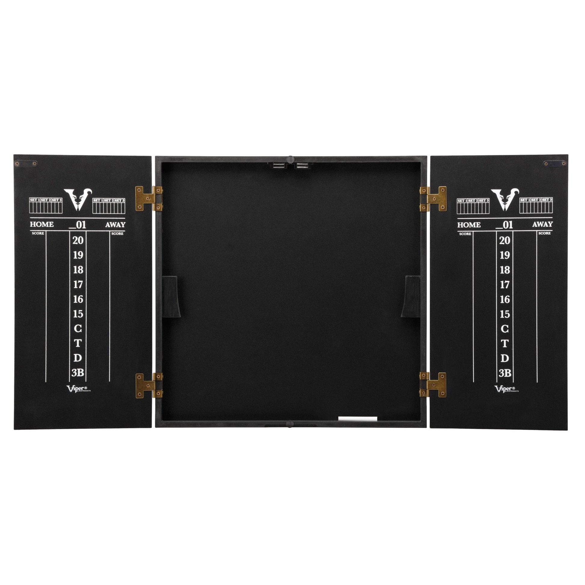 [REFURBISHED] Viper Hideaway Dartboard Cabinet with Reversible Traditional and Baseball Dartboard Refurbished Refurbished GLD Products 