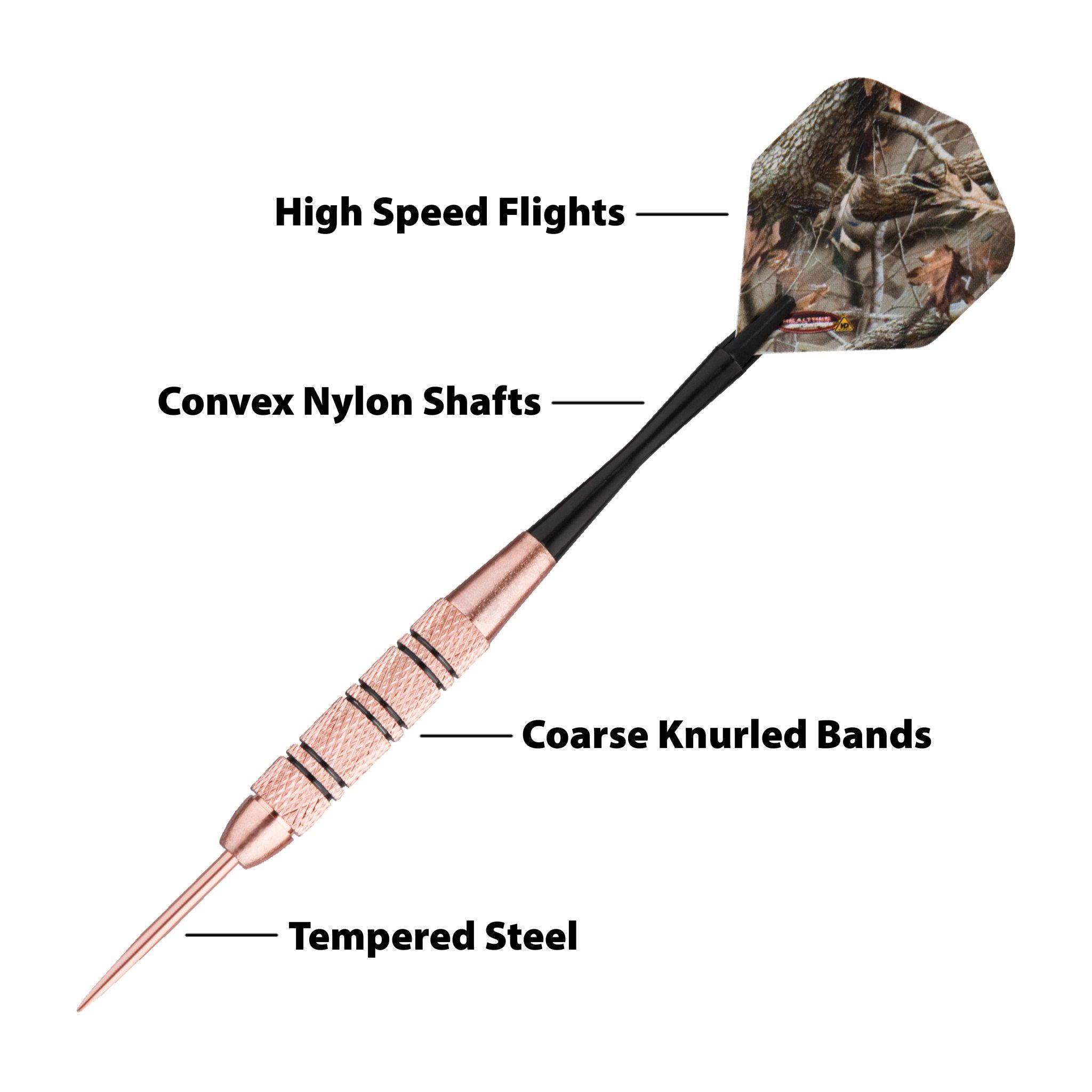 [REFURBISHED] Fat Cat Realtree Hardwoods HD Steel Tip Darts 23 Grams Refurbished Refurbished GLD Products 