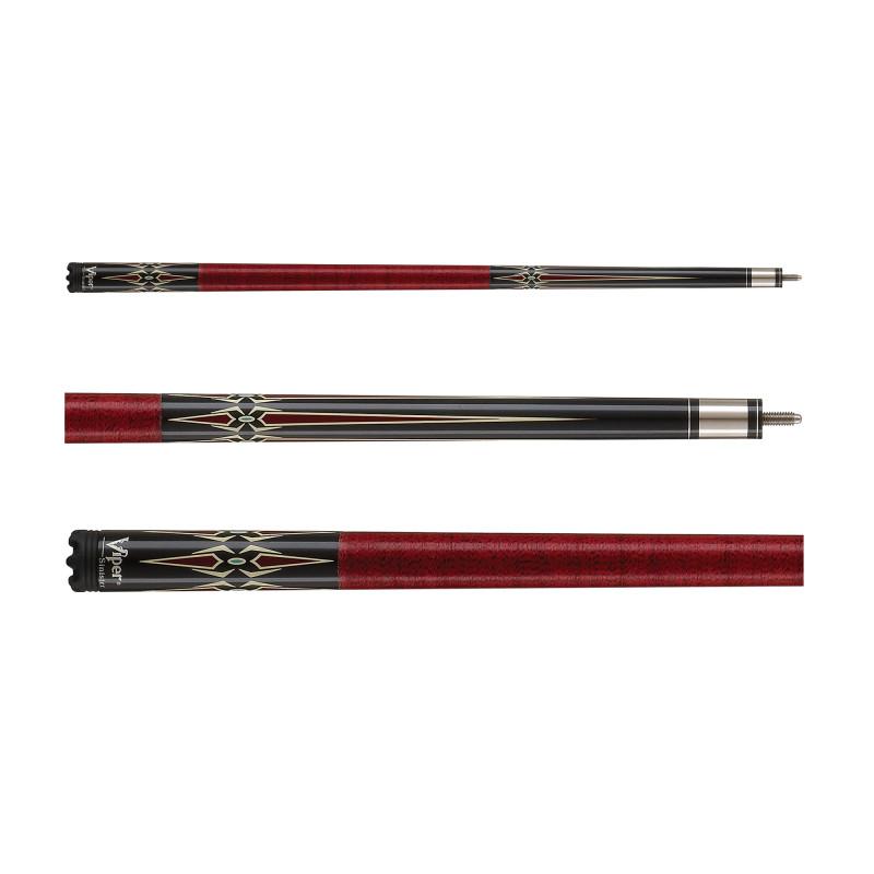 Viper Sinister Series Cue with Red Diamonds Billiard Cue Viper 