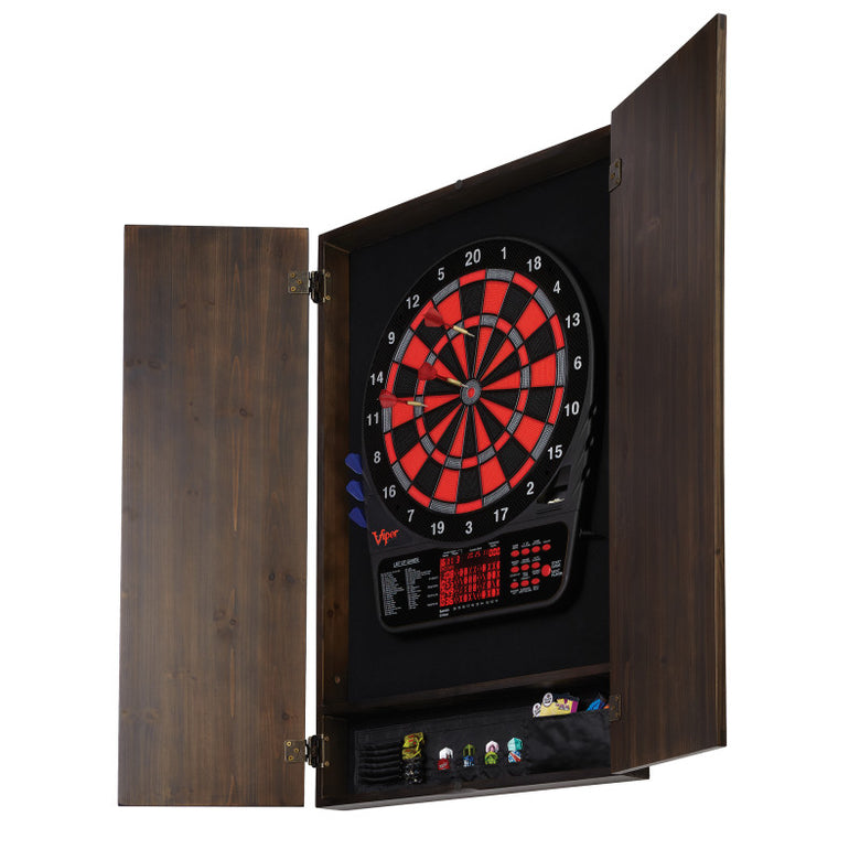 Viper Metropolitan Soft Tip Dartboard Cabinet Espresso