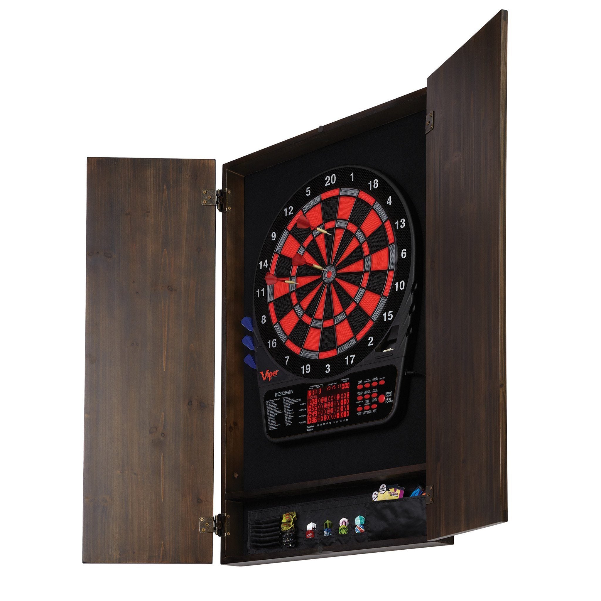 [REFURBISHED] Viper Metropolitan Espresso Soft Tip Dartboard Cabinet Refurbished Refurbished GLD Products 