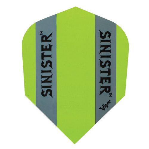V-100 Sinister Flights Standard Opaque Green Dart Flights Viper 