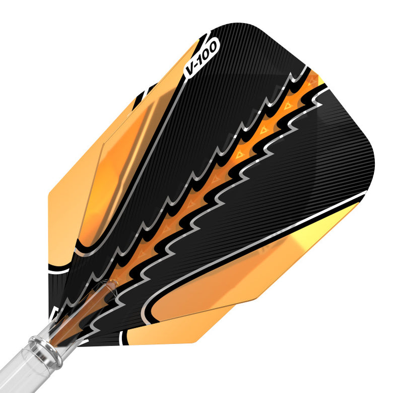 Viper Black Flux Dart Flights Standard Gold