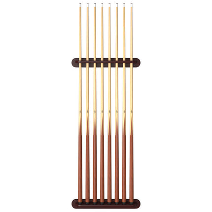 Viper Traditional Mahogany 8 Cue Wall Cue Rack